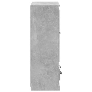 Highboard Betongrau 60x35,5x103,5 cm