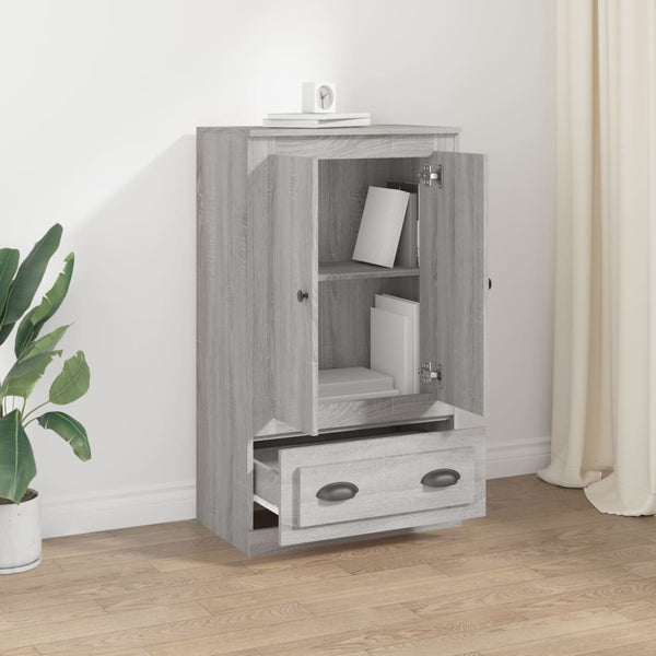 Highboard Grau Sonoma 60x35,5x103,5cm