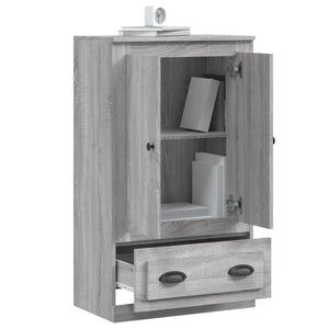 Highboard Grau Sonoma 60x35,5x103,5cm
