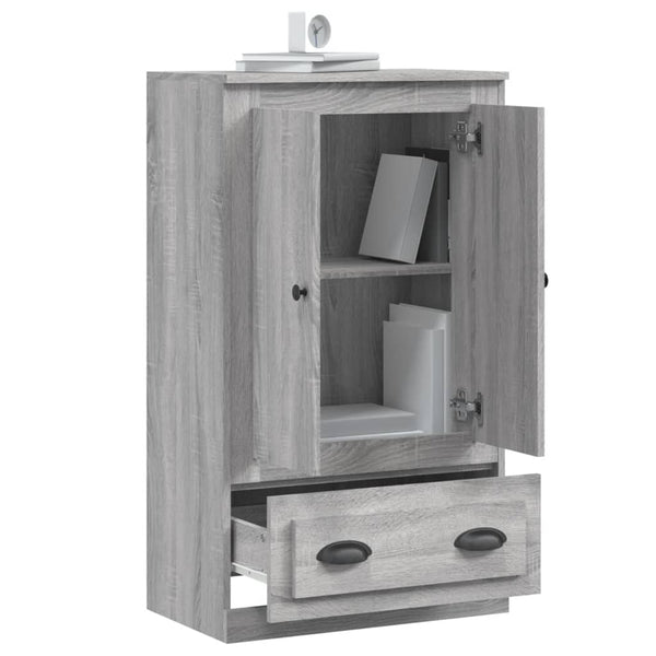 Highboard Grau Sonoma 60x35,5x103,5cm