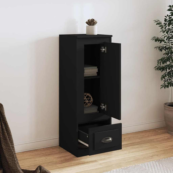 Schwarzes Highboard 36x35,5x103,5 cm