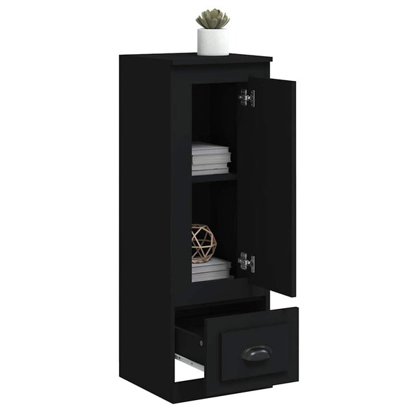 Schwarzes Highboard 36x35,5x103,5 cm