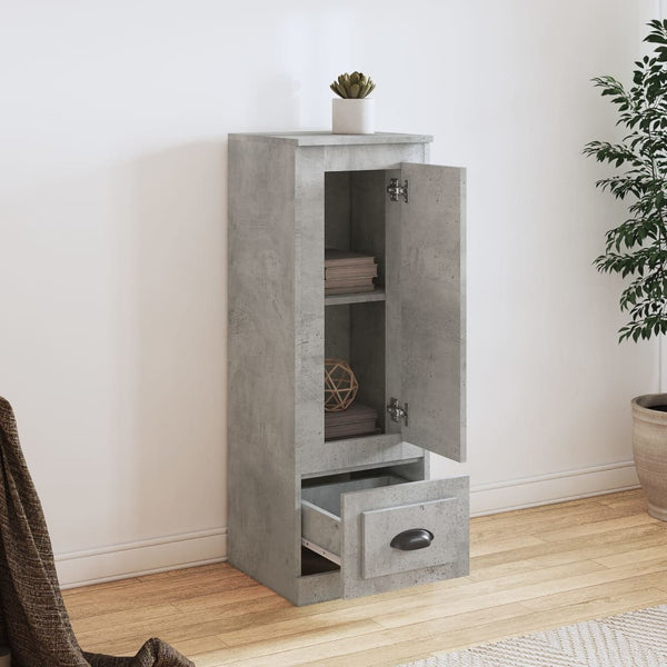 Betongraues Highboard 36x35,5x103,5 cm