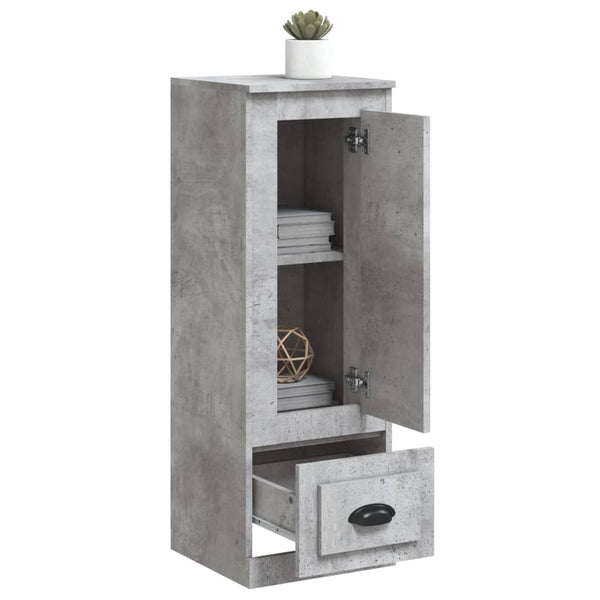 Betongraues Highboard 36x35,5x103,5 cm