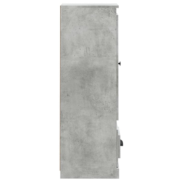 Betongraues Highboard 36x35,5x103,5 cm