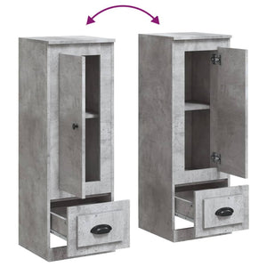 Betongraues Highboard 36x35,5x103,5 cm
