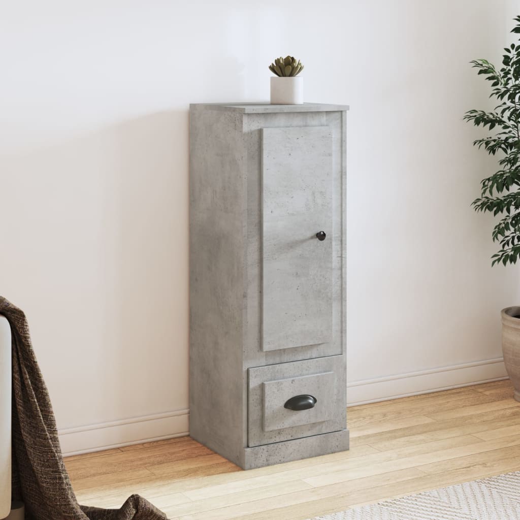 Betongraues Highboard 36x35,5x103,5 cm