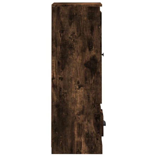 Highboard Räuchereiche 36x35,5x103,5 cm