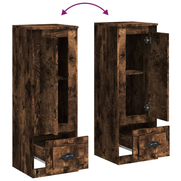 Highboard Räuchereiche 36x35,5x103,5 cm