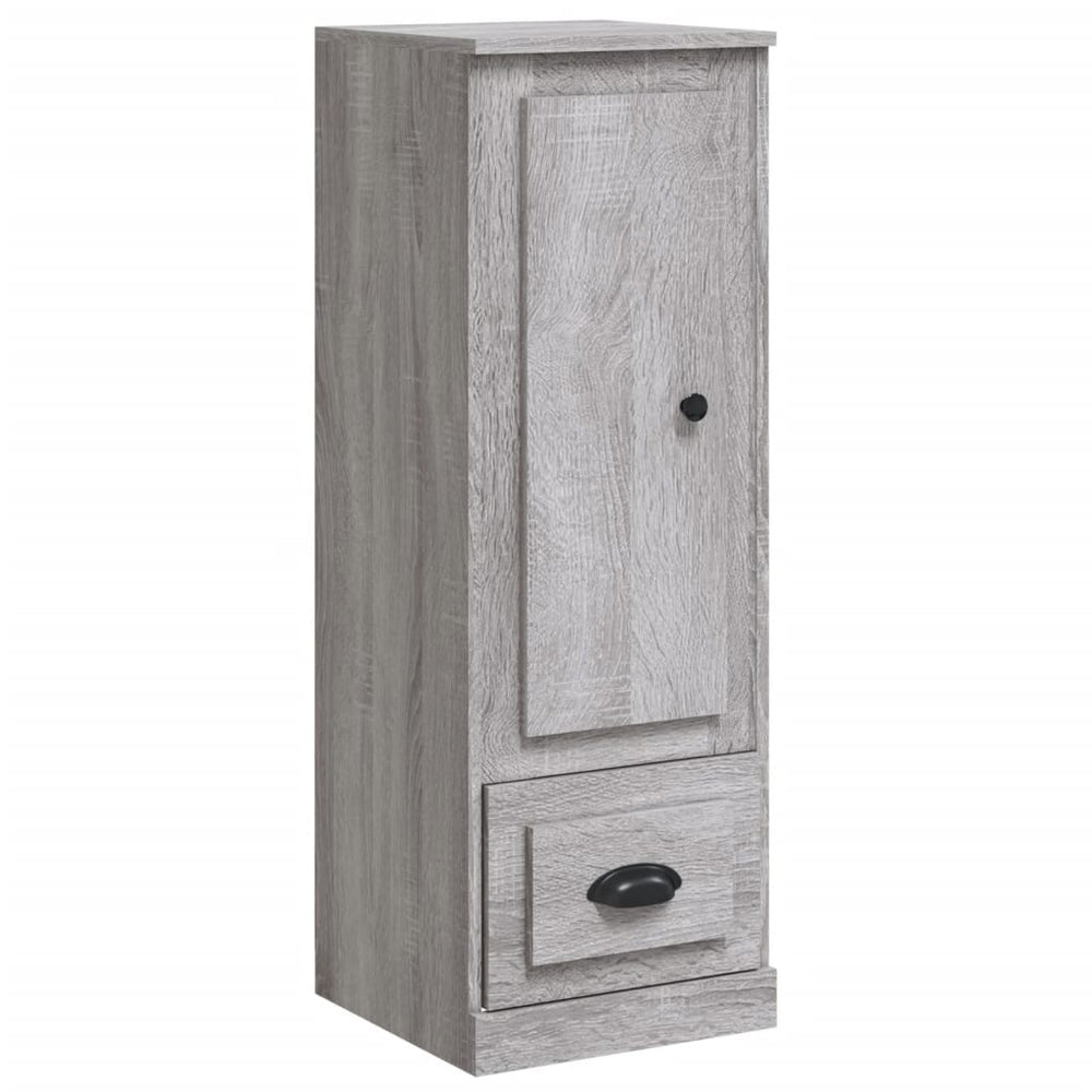 Graues Highboard Sonoma, 36x35,5x103,5 cm