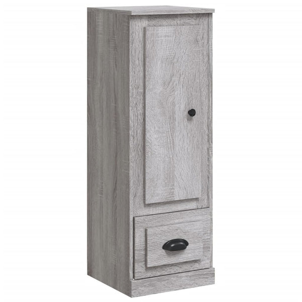 Graues Highboard Sonoma, 36x35,5x103,5 cm