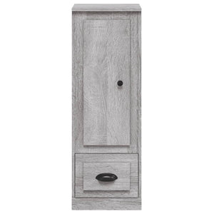 Graues Highboard Sonoma, 36x35,5x103,5 cm