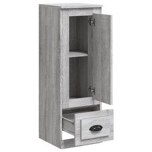 Graues Highboard Sonoma, 36x35,5x103,5 cm