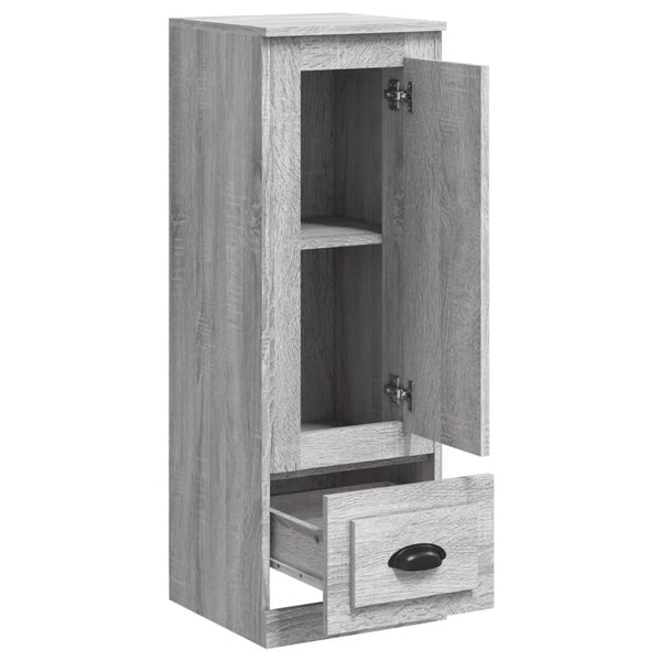 Graues Highboard Sonoma, 36x35,5x103,5 cm