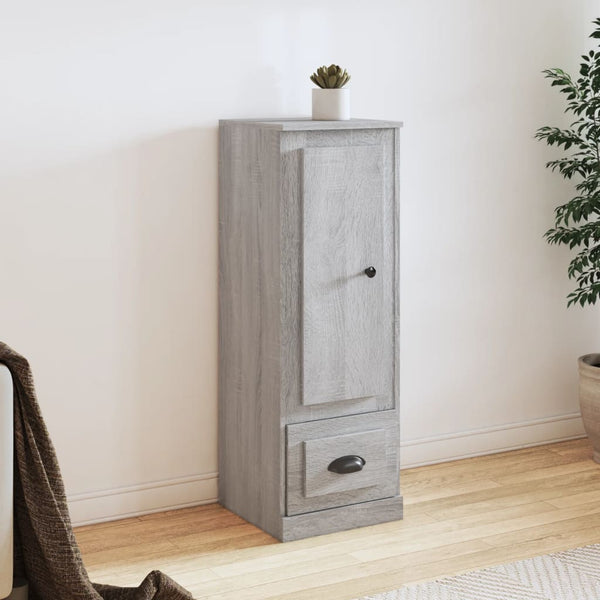 Graues Highboard Sonoma, 36x35,5x103,5 cm