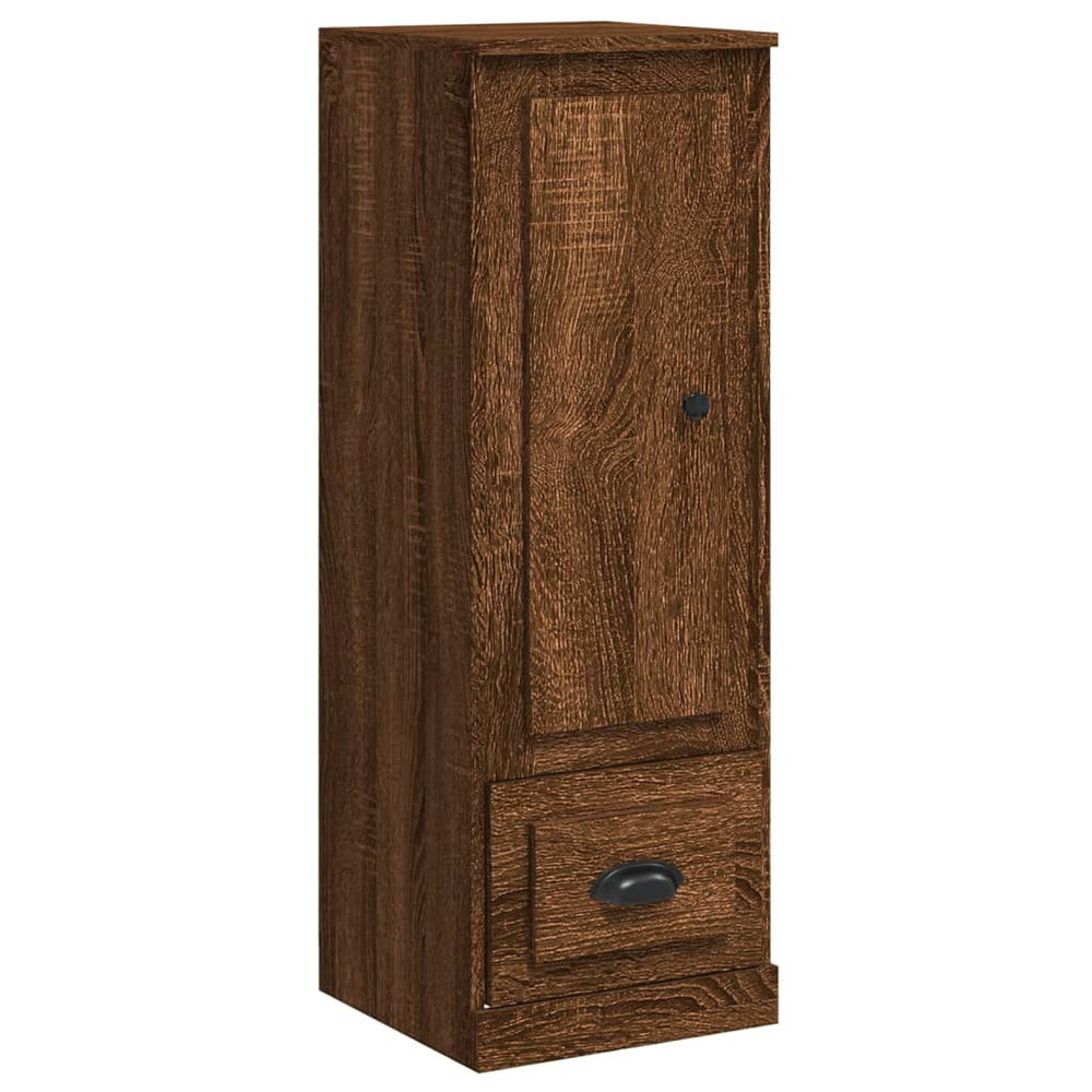 vidaXL Highboard Brown Oak Look 36x35.5x103.5 cm Engineered Wood