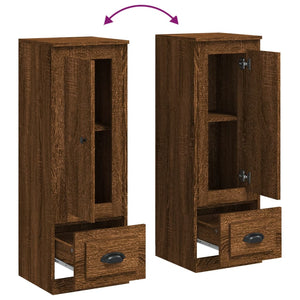 Highboard Braun Eichenoptik, 103,5 cm