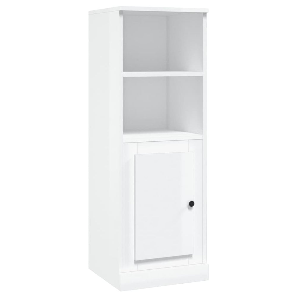 Highboard Weiß Hochglanz 36x35,5x103,5 cm