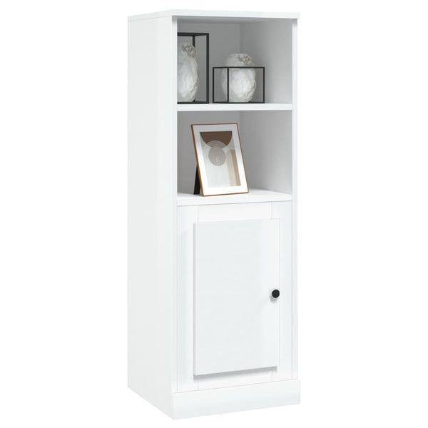 Highboard Weiß Hochglanz 36x35,5x103,5 cm