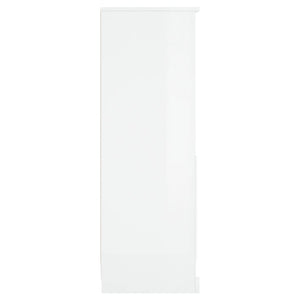 Highboard Weiß Hochglanz 36x35,5x103,5 cm