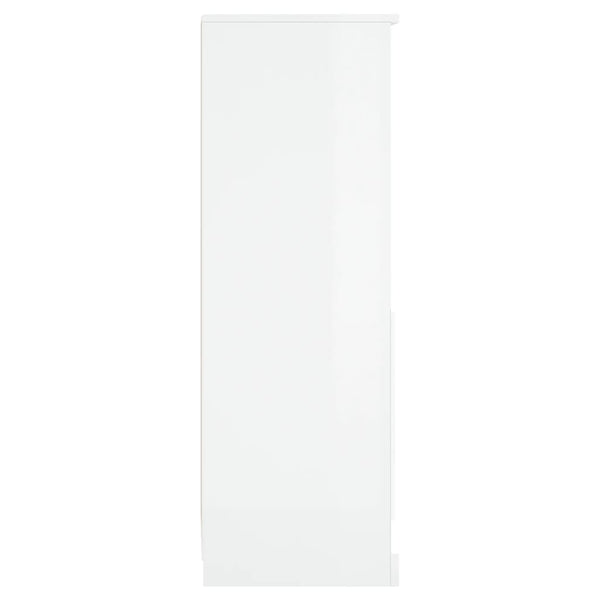 Highboard Weiß Hochglanz 36x35,5x103,5 cm