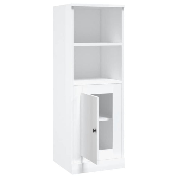 Highboard Weiß Hochglanz 36x35,5x103,5 cm