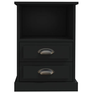 Nachttische Schwarz 43x36x60 cm, 2er-Set