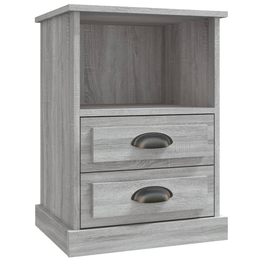 vidaXL Nightstand Grey Sonoma 43x36x60 cm