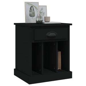 Nachttische Schwarz 2er Set 43x36x50 cm