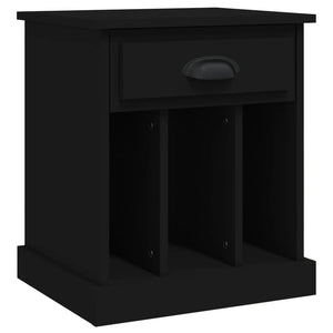Nachttische Schwarz 2er Set 43x36x50 cm