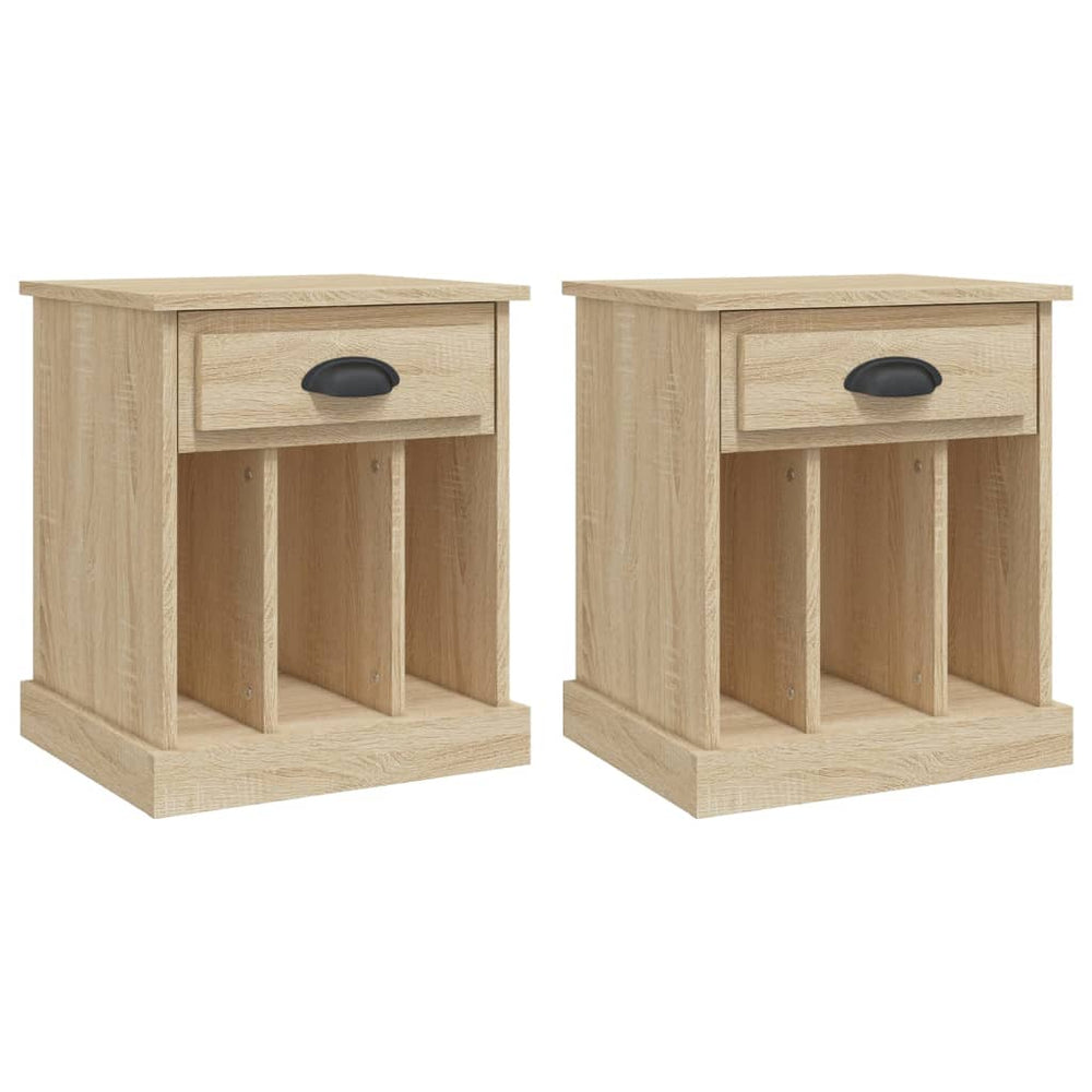 Nachttische Sonoma-Eiche, 2er-Set