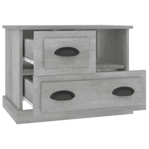 Betongrauer Nachttisch 60x39x45 cm