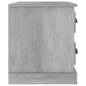Betongrauer Nachttisch 60x39x45 cm