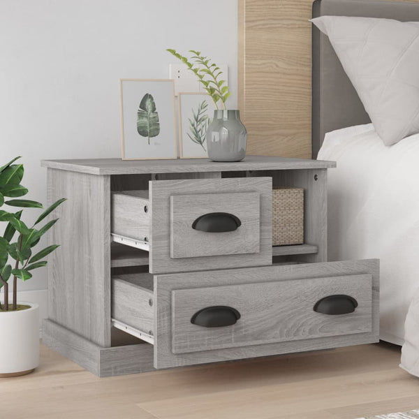Nachttisch Grau Sonoma 60 cm