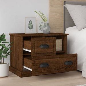 Nachttisch Braun Eichenoptik, 60 cm