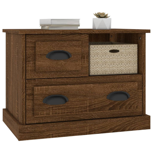 Nachttisch Braun Eichenoptik, 60 cm