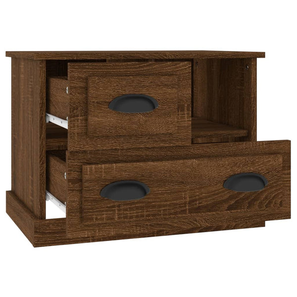 Nachttisch Braun Eichenoptik, 60 cm