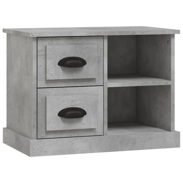 Betongrauer Nachttisch 60x35,5x45 cm