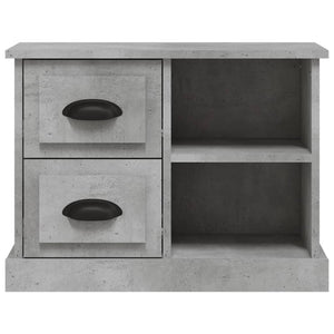 Betongrauer Nachttisch 60x35,5x45 cm