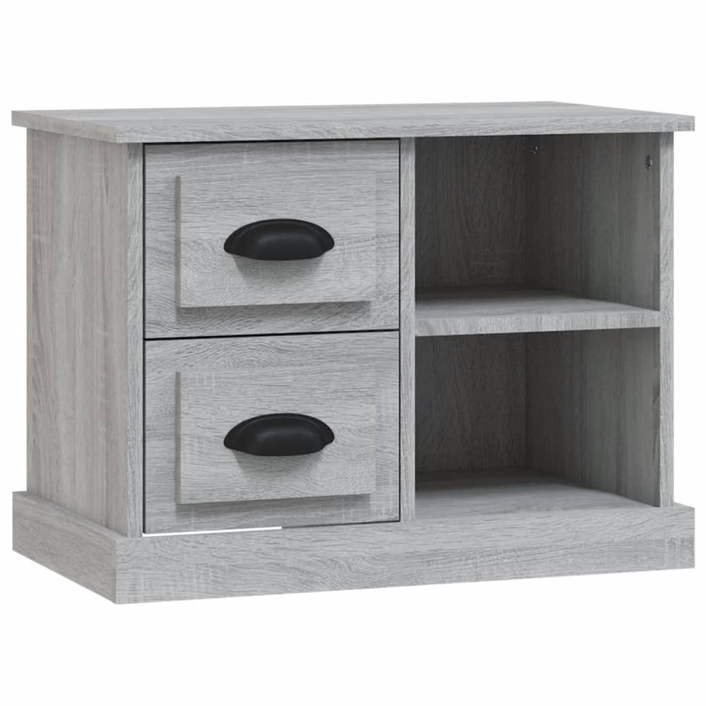 vidaXL Nightstand Gray Sonoma 60x35.5x45 cm