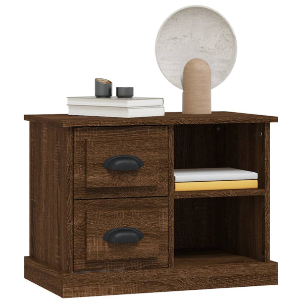 Nachttisch Braun Eichenoptik, 60 cm