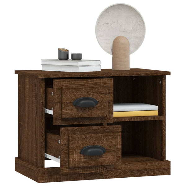 Nachttisch Braun Eichenoptik, 60 cm