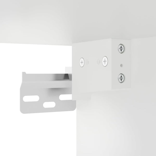 Wand-Nachttische 2er Set, Weiß