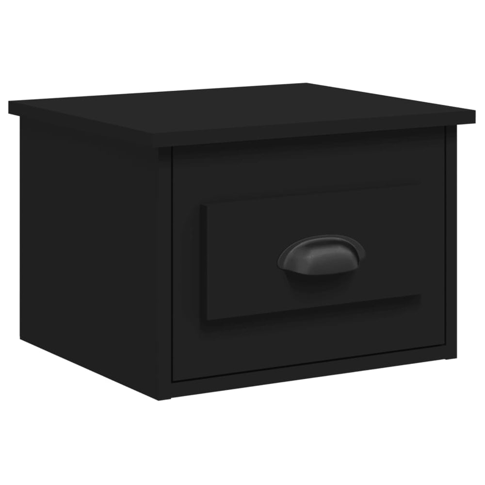 Wand Nachttisch Schwarz 41,5 cm