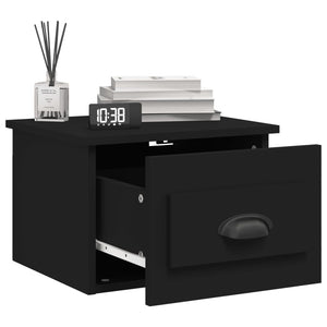 Wand Nachttisch Schwarz 41,5 cm