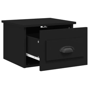 Wand Nachttisch Schwarz 41,5 cm
