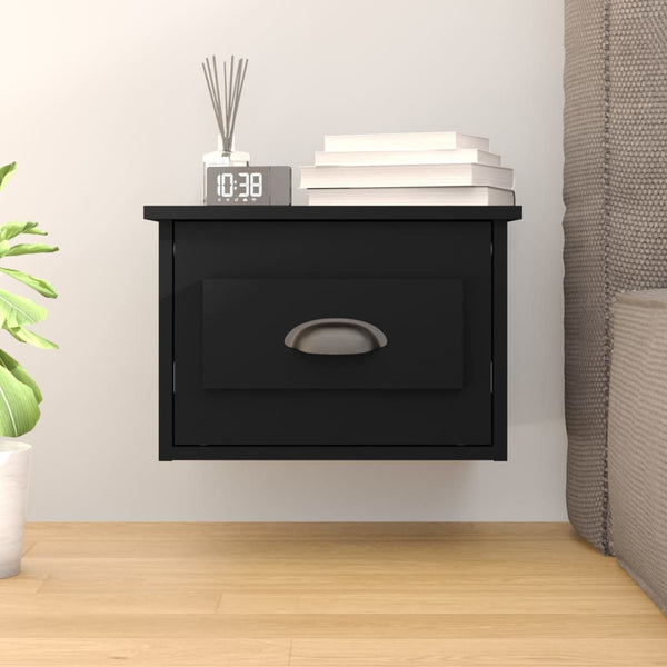 Wand Nachttisch Schwarz 41,5 cm