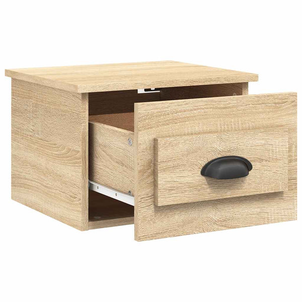 Wand Nachttische 2er-Set Sonoma-Eiche