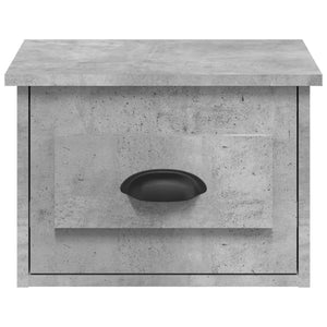 Wand-Nachttisch Betongrau 41,5 cm