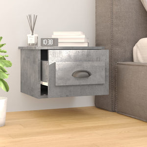 Wand Nachttische 2er-Set Betongrau